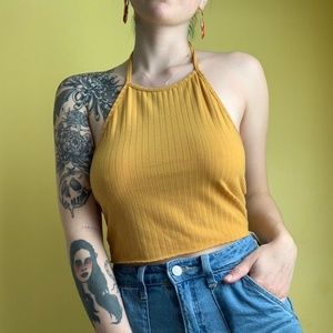 Mustard Yellow Halter